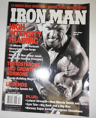 Iron Man Magazine High Intensity Training Dave Fisher December 2007 110414R