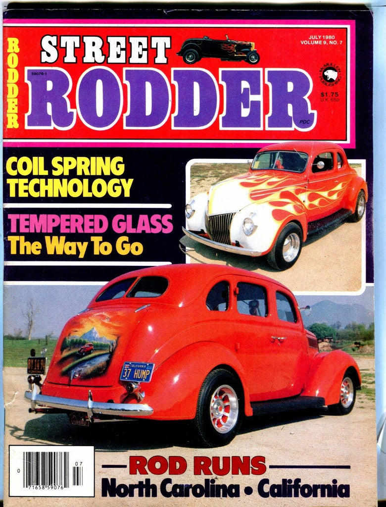 Street Rodder Magazine July 1980 Tempered Glass EX No ML 022417nonjhe