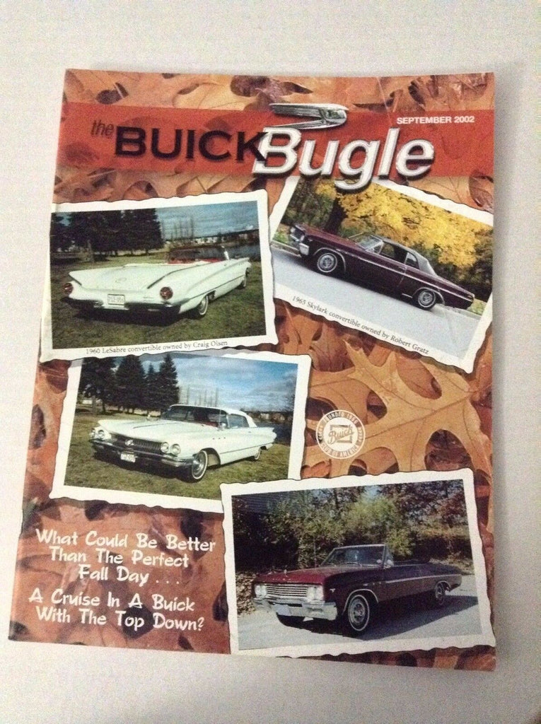 Buick Bugle Magazine 1960 LeSabre Convertible September 2002 032217NONRH