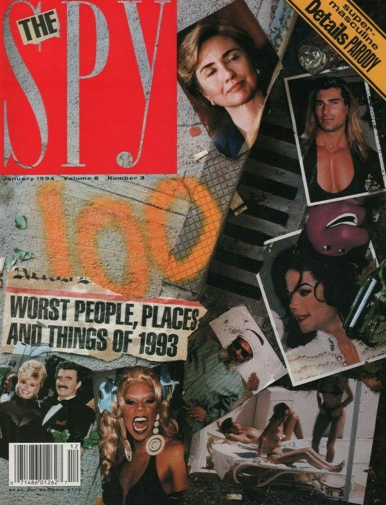 Spy January 1994 Michael Jackson Hillary Clinton Janeane Garofalo 061319DBE