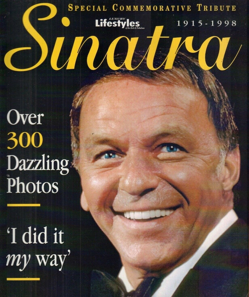 Lifestyles Magazine Frank Sinatra Tribute Over 300 Pictures July 1998 021218nonr