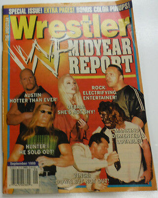 The Wrestler Magazine Steve Austin & The Rock September 1999 082814R