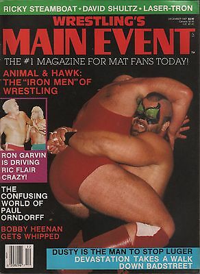 Wrestling's Main Event December 1987 The Road Warriors, Ric Flair VG 011916DBE