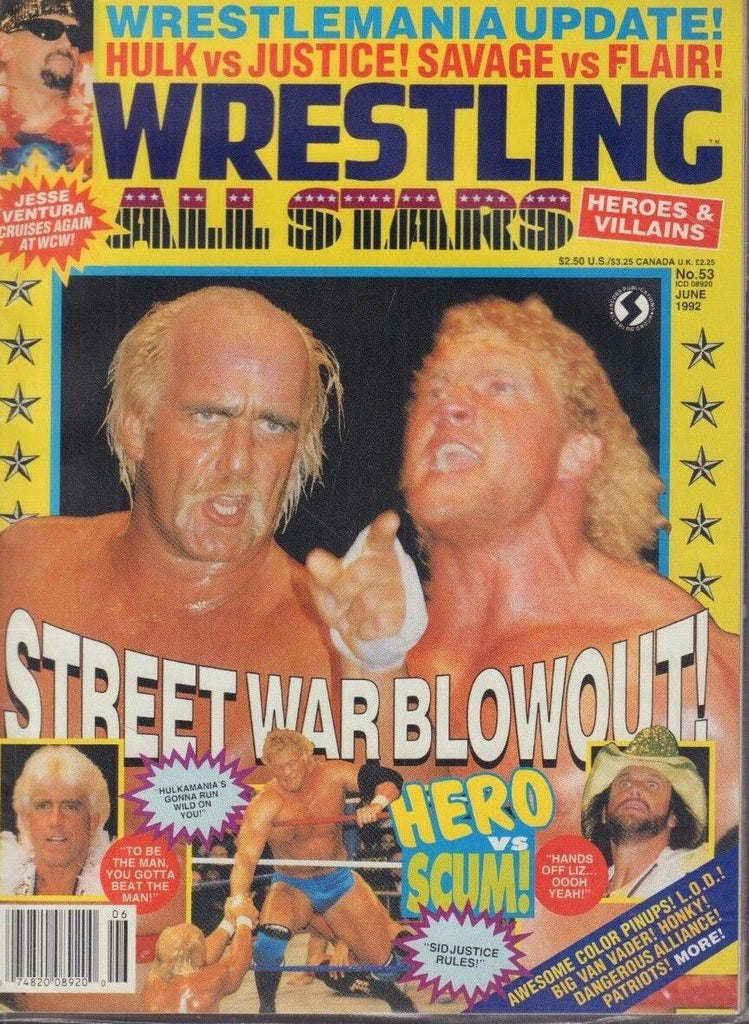 Wrestling All Stars Heroes & Villains June 1992 Hulk Hogan 010519DBE