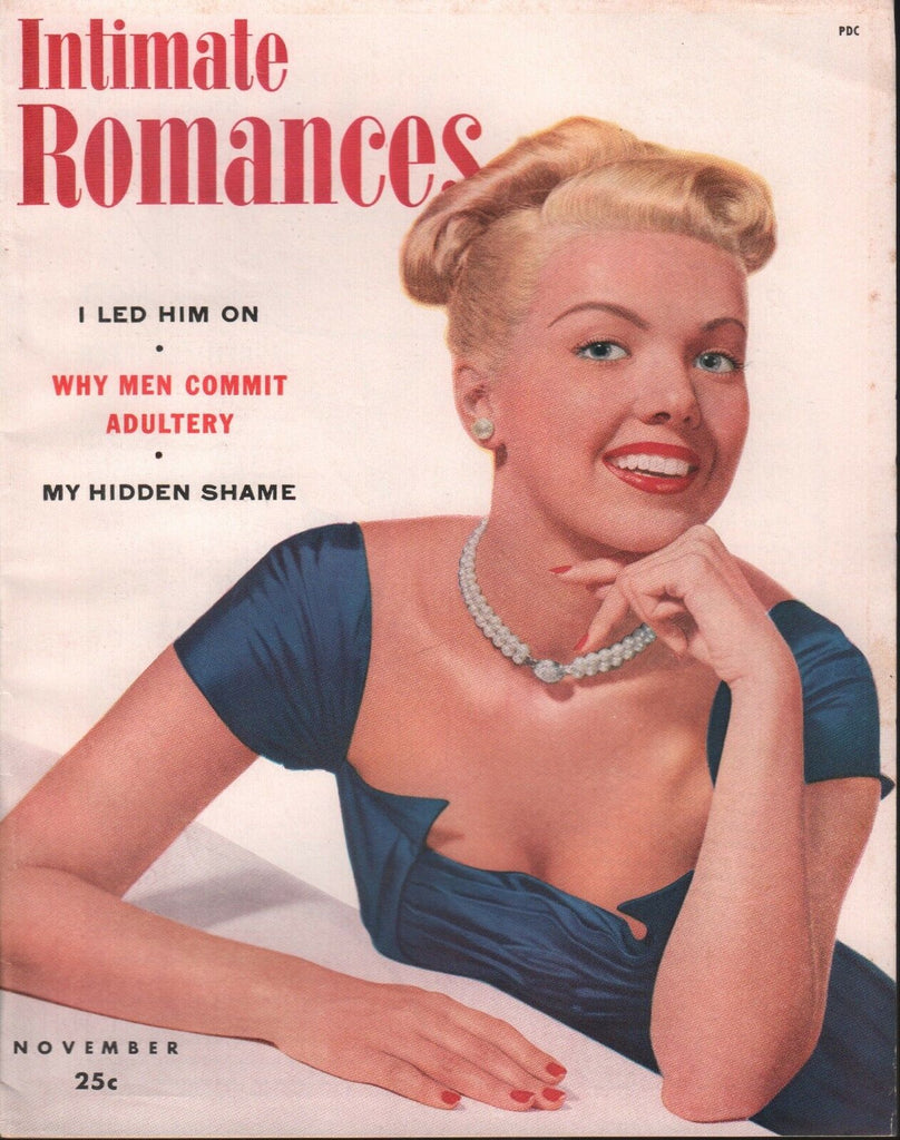 Intimate Romances November 1952 Hidden Shame Vintage Magazine 100118ame