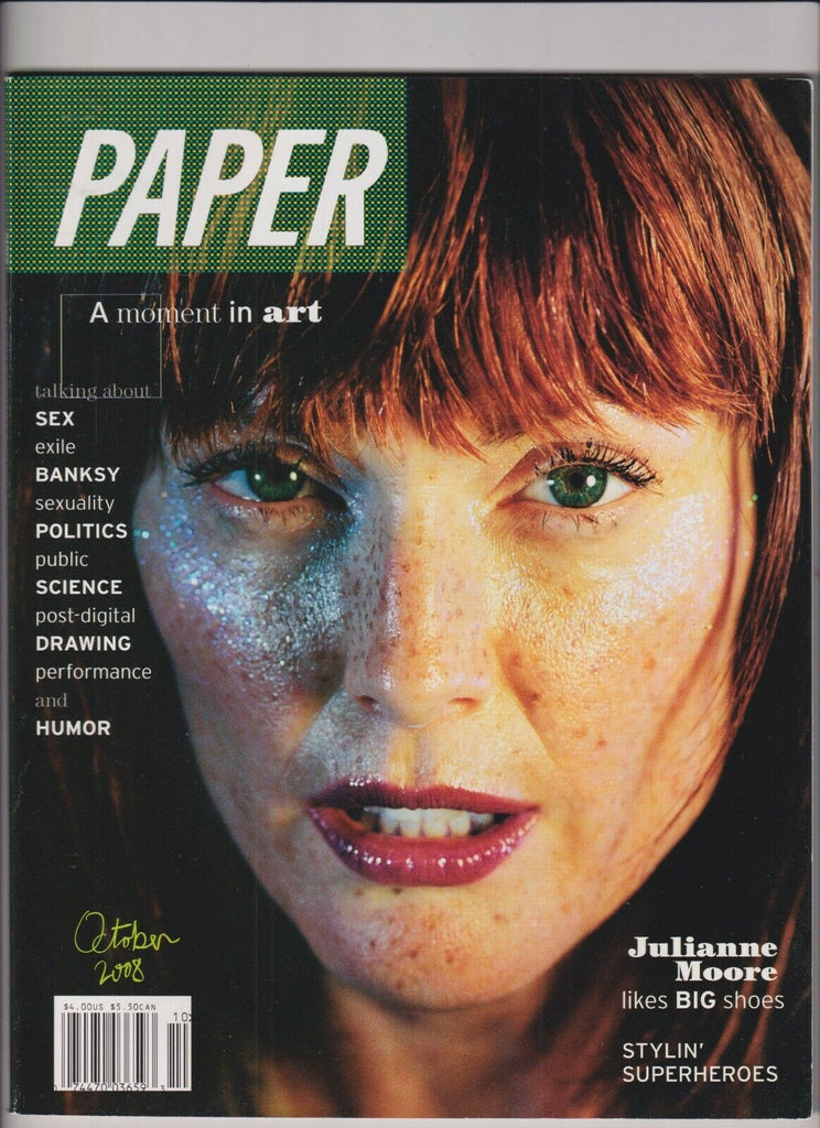 Paper Mag Julianne Moore Banksy October 2008 102519nonr