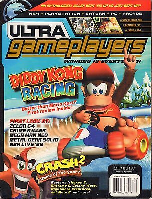 Ultra Gameplayers December 1997 Diddy Kong Racing, Crash 2 VG 062416DBE