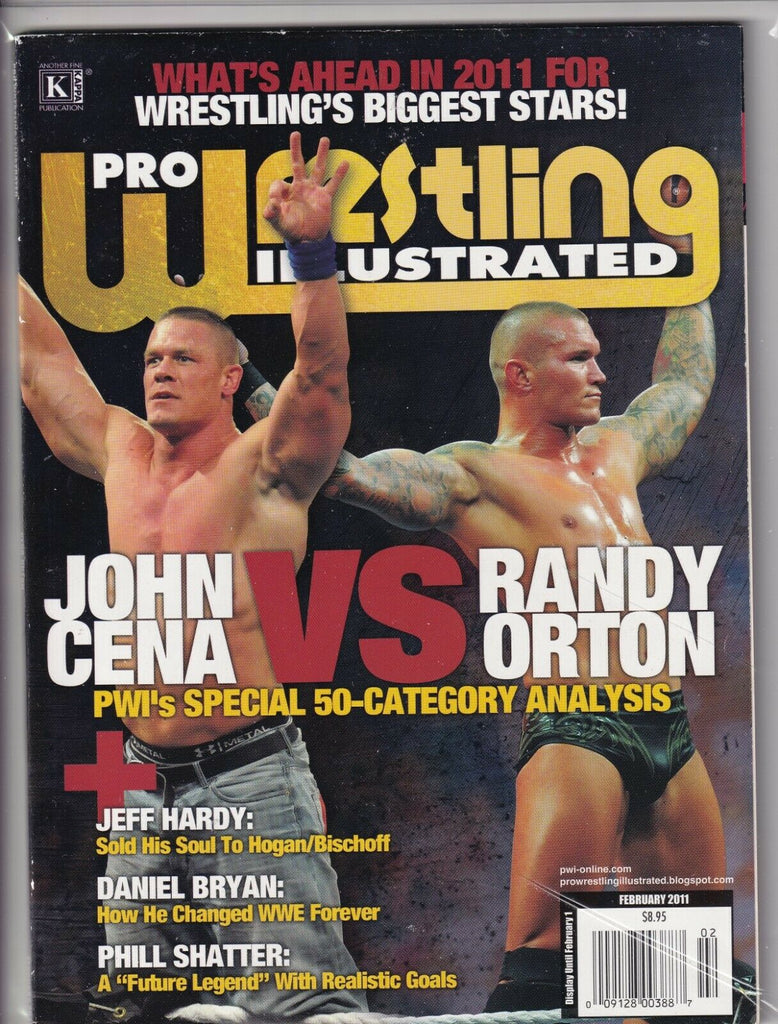 Pro Wrestling Illustrated John Cena Randy Orton February 2011 061919nonr