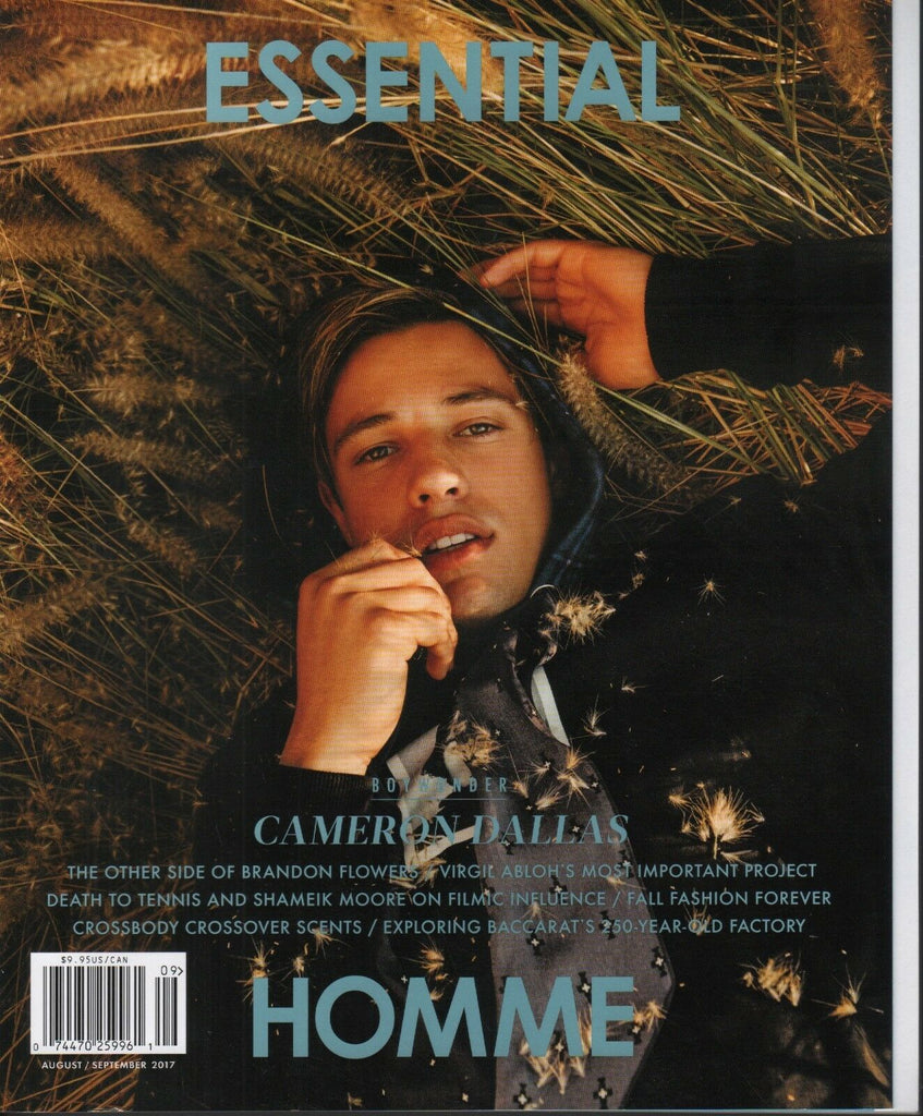 Essential Homme August September 2017 Cameron Dallas Brandon Flowers 091218DBE