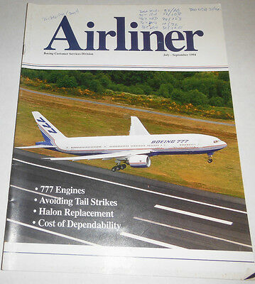Airliner Magazine 777 Engines & Tail Strikes July/September 1994 080514R1