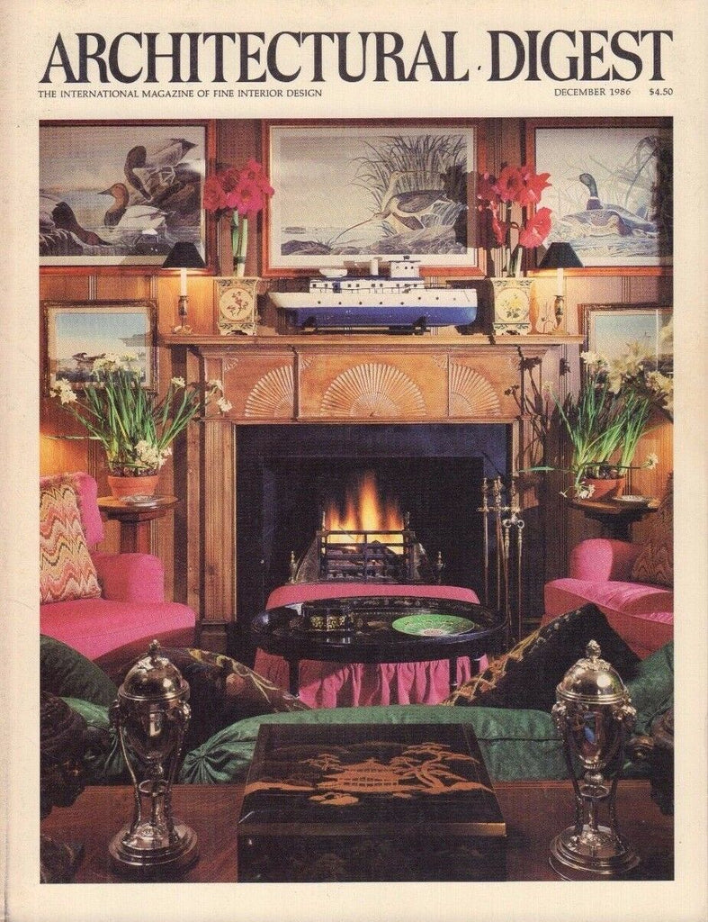 Architectural Digest December 1986 Thomas Britt 021517DBE2