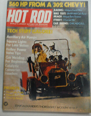 Hot Rod Magazine Stan Alexander's Modern V8 March 1975 NO ML 050615R