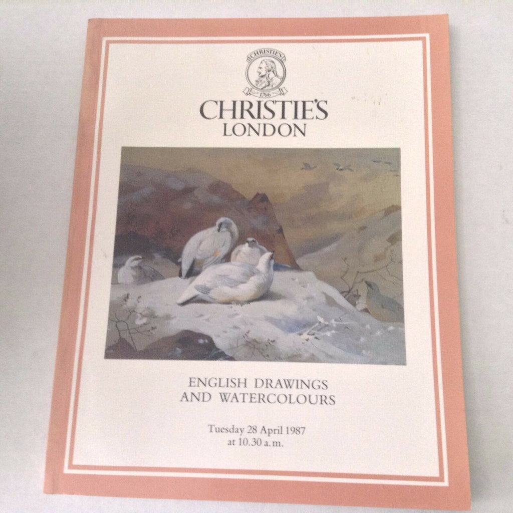 Christie's London Art Catalog English Drawings April 28, 1987 060917nonrh