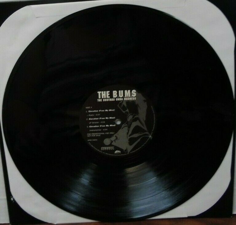 The Bums The Brothas Unda Madness Elevation 12" single vinyl SPRO50831 091519LLE