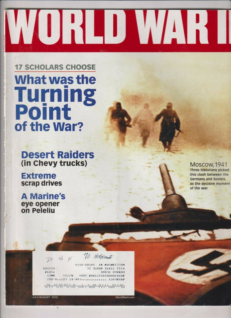 World War II Mag Moscow 1941 & Desert Raiders July/August 2010 121319nonr