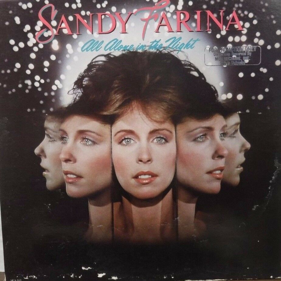 Sandy Farina All Alone in the Night 33RPM MCA5115 PROMO 121016LLE