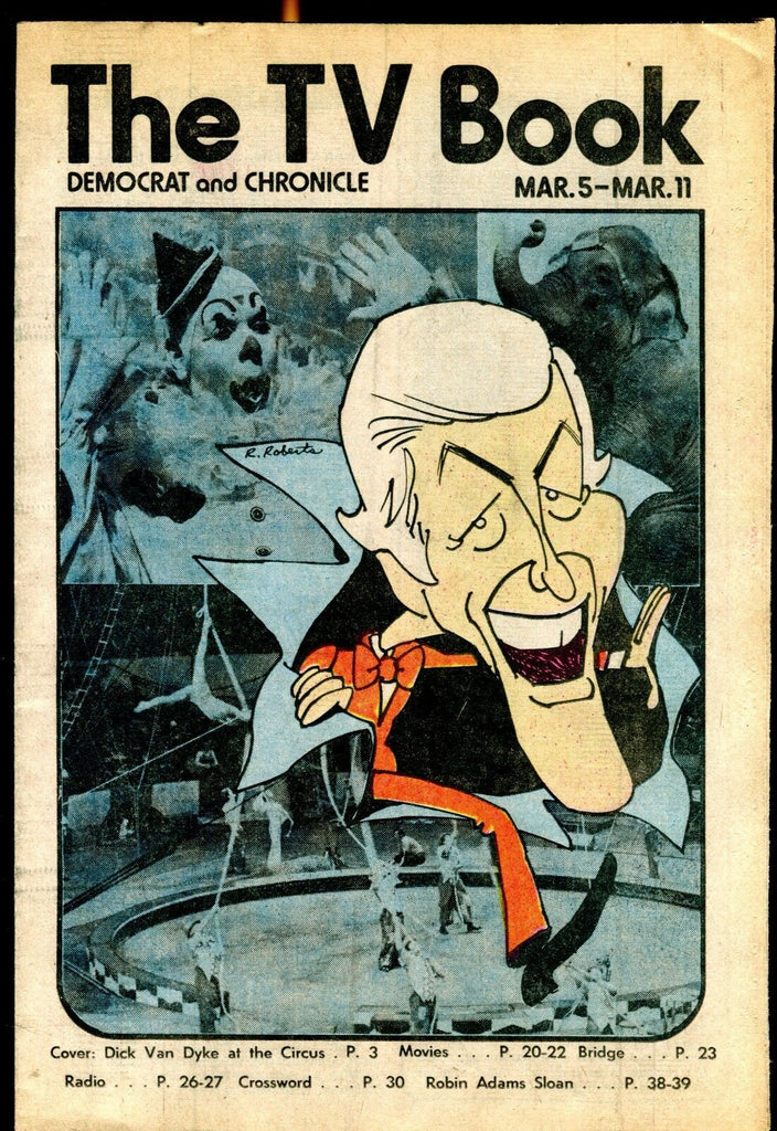 The TV Book Democrat And Chronicle Mar. 5-11 1978 Dick Van Dyke EX 021917jhe