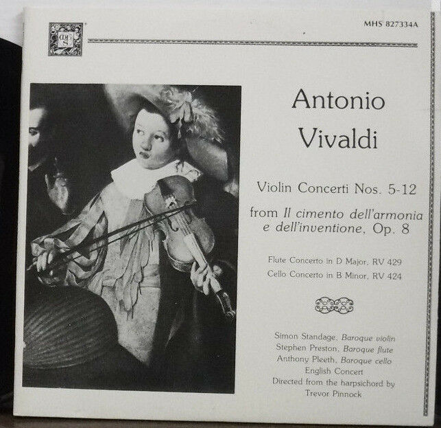 Antonio Vivaldi Violin Concerti Nos. 5-12 Trevor Pinnock MHS 827334A 092717mne
