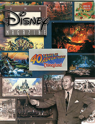 Disney Magazine Summer 1995 40 Years Of Adventures Disneyland EX 031816jhe