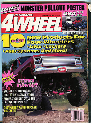 Petersen's 4Wheel Magazine February 1991 10 Best New Products EX 020816jhe