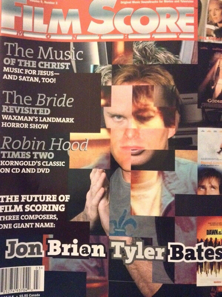 Film Score Magazine Jon Brian Tyler Bates Vol.9 No.3 121118nonrh
