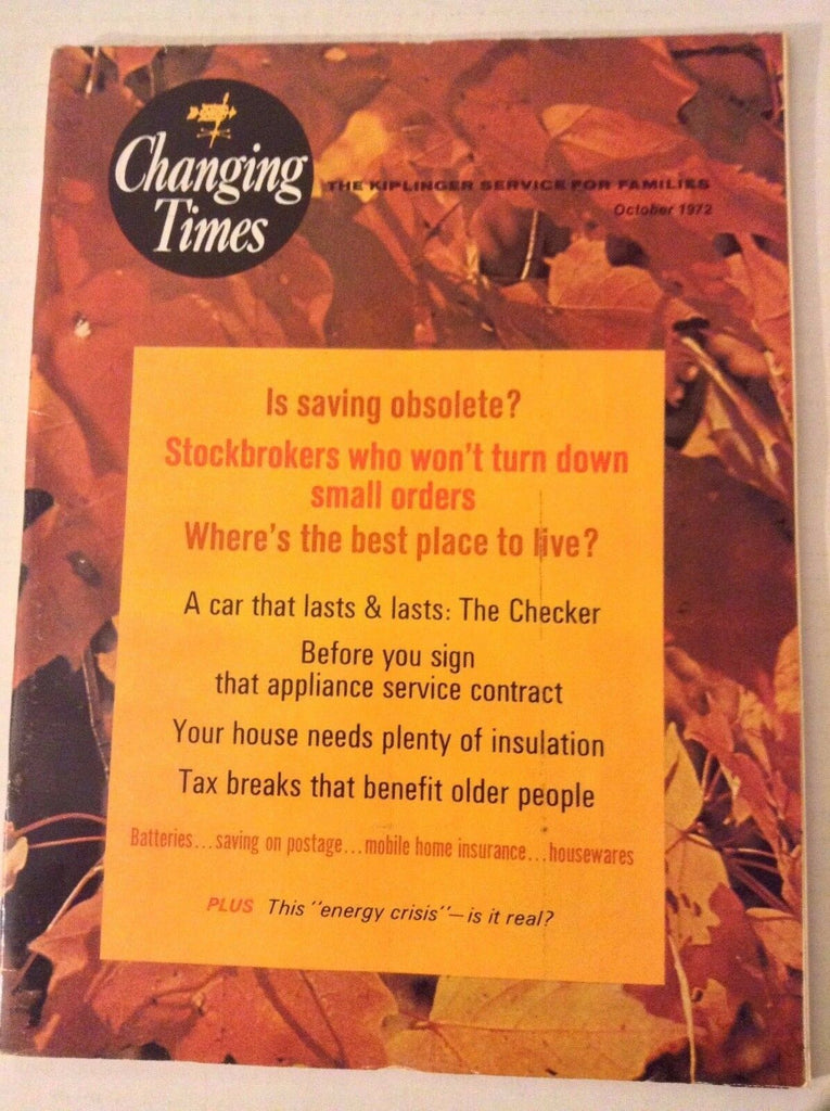 Changing Times Magazine Stockbrokers Small Orders October 1972 051217nonrh