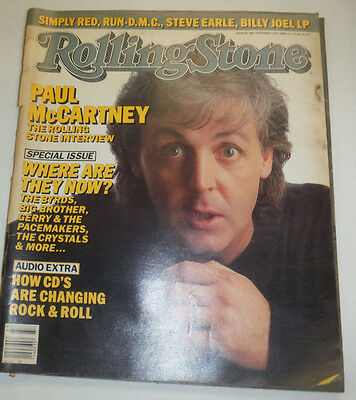 Rolling Stone Magazine Paul McCartney The Byrds September 1986 NO ML 120314R2