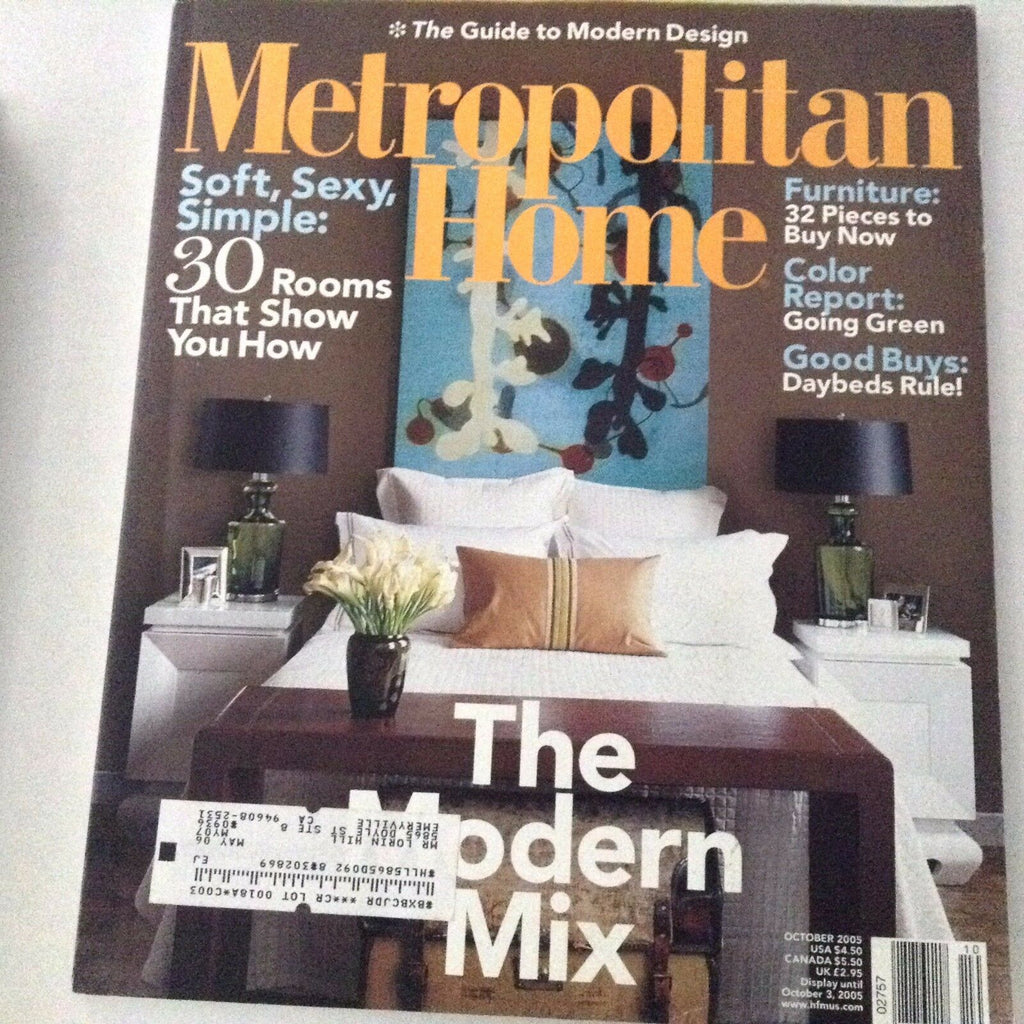 Metropolitan Home Magazine The Modern Mix October 2005 070417nonrh