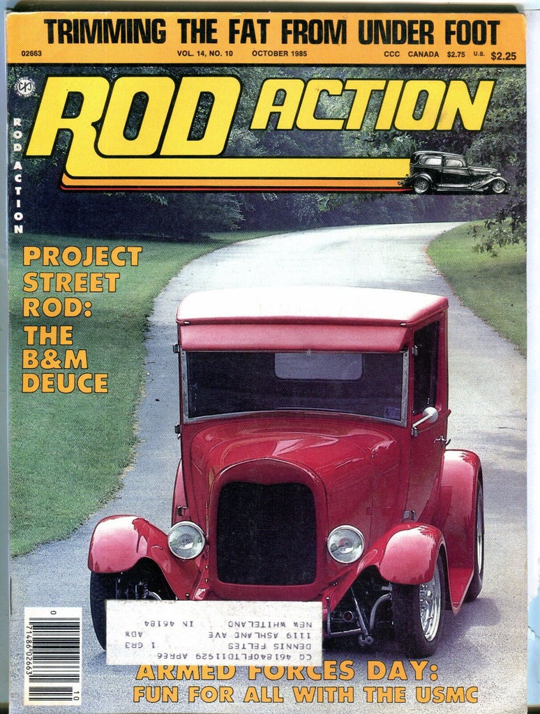 Rod Action Magazine October 1985 B&M Deuce EX w/ML 031717nonjhe