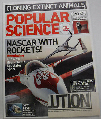 Popular Science Magazine Nascar With Rockets February 2006 072815R