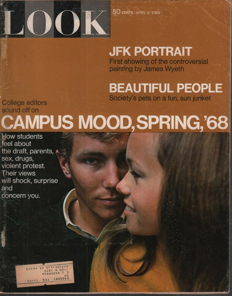 Look Magazine April 2 1968 John F Kennedy JFK James Wyeth 080719AME