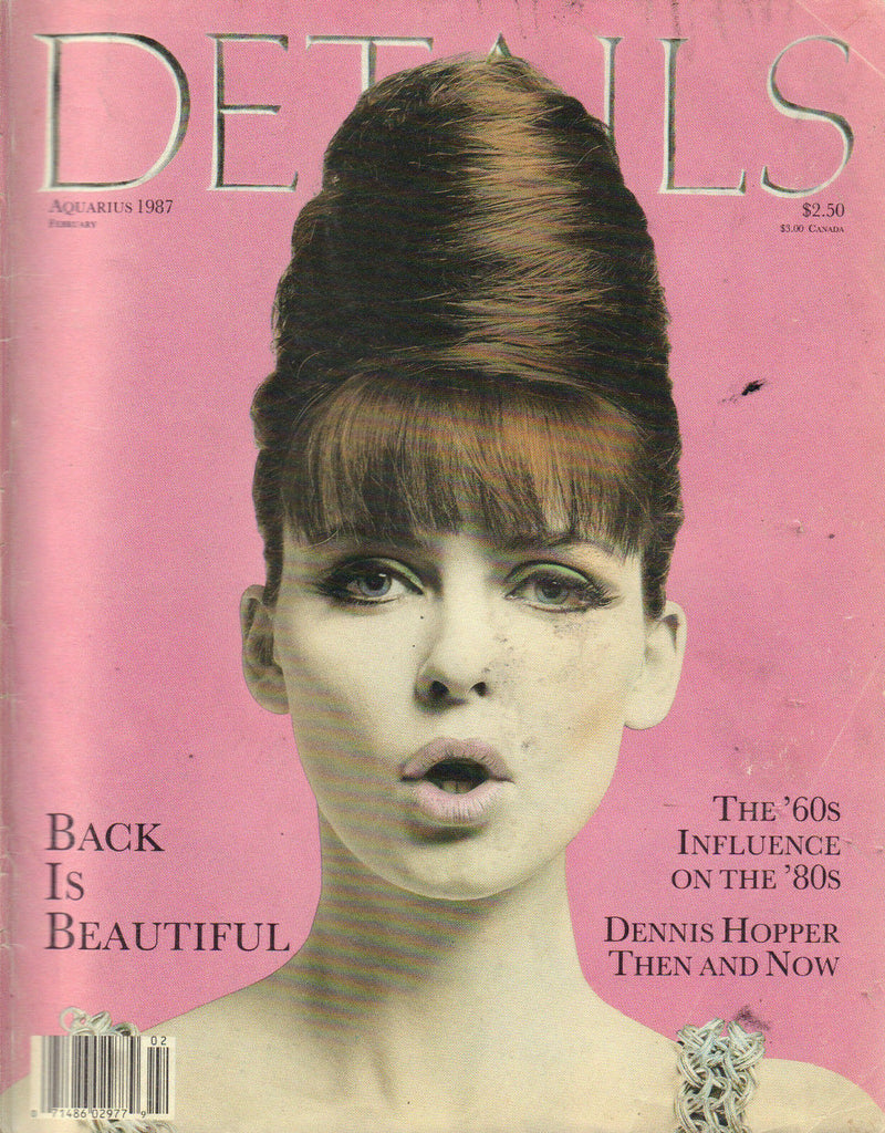 Details February 1987 Dennis Hopper Jayne Frazer Andy Warhol 032320DBE