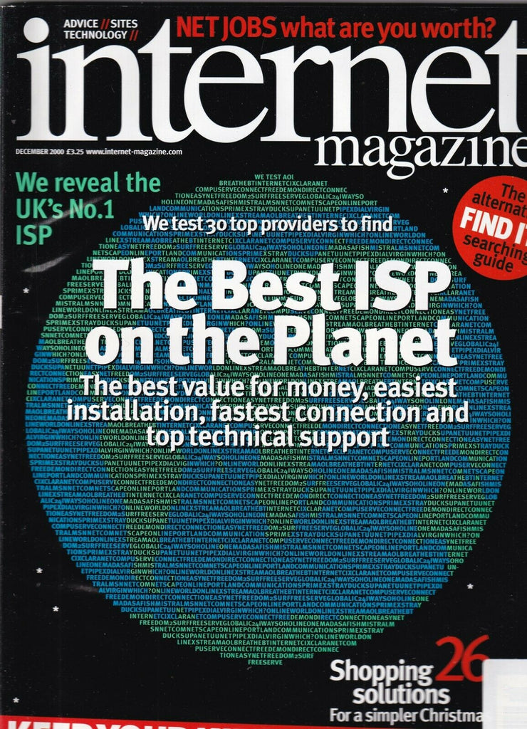 Internet Magazine We Test 30 Top Providers December 2000 100919nonr