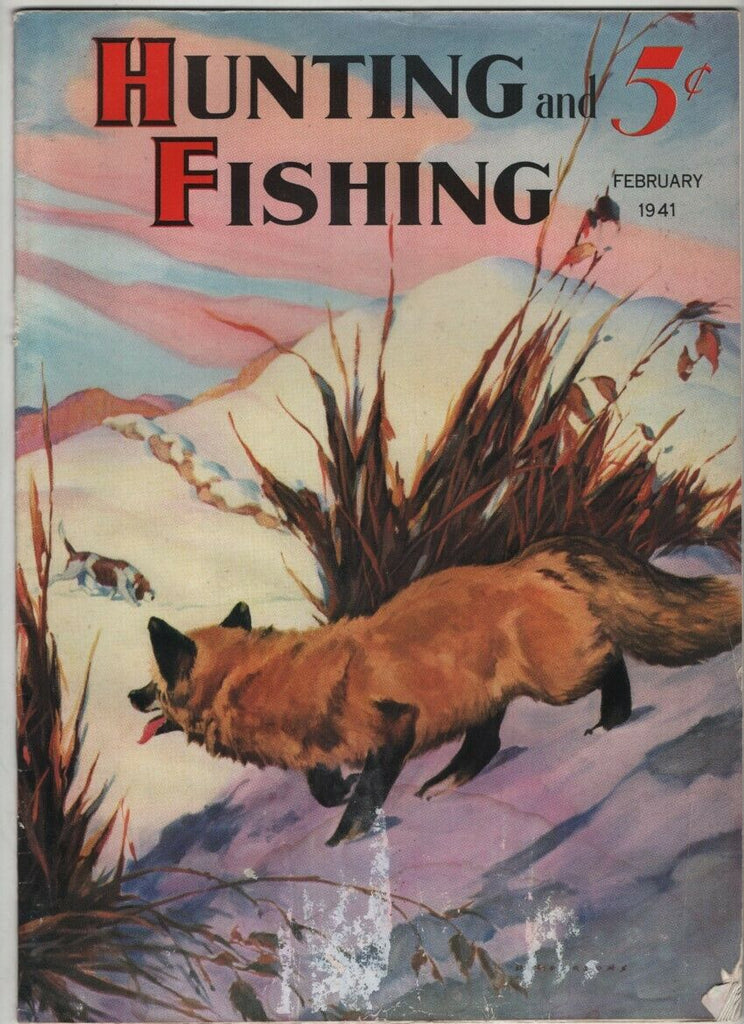 Hunting And Fishing Mag Icefishing For Bluegills February 1941 020321nonr