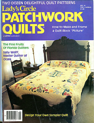 Lady's Circle Magazine Patchwork Quilts 1980 Sampler Quilt EX 081516jhe