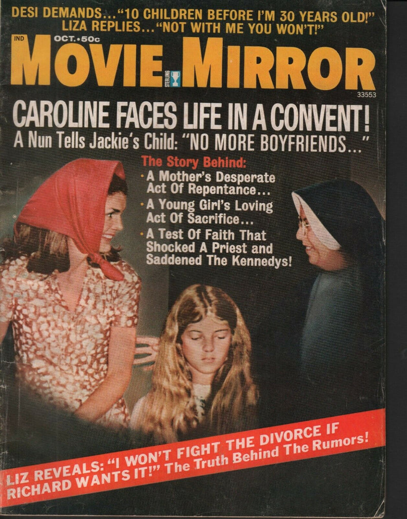 Movie Mirror October 1972 Jackie Kennedy Onassis Caroline 071519AME