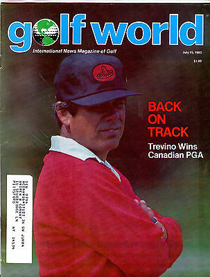 Golf World Magazine July 15 1983 Lee Trevino EX 080216jhe