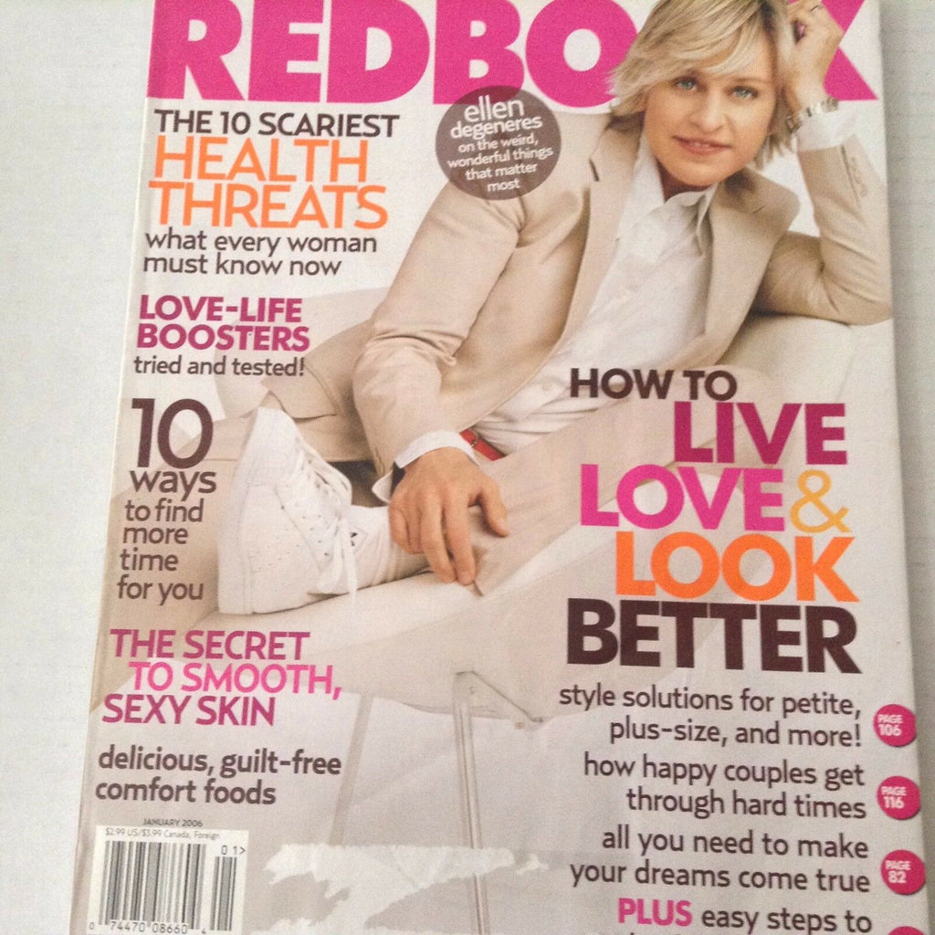 Redbook Magazine Ellen Degeneres January 2006 071917nonrh