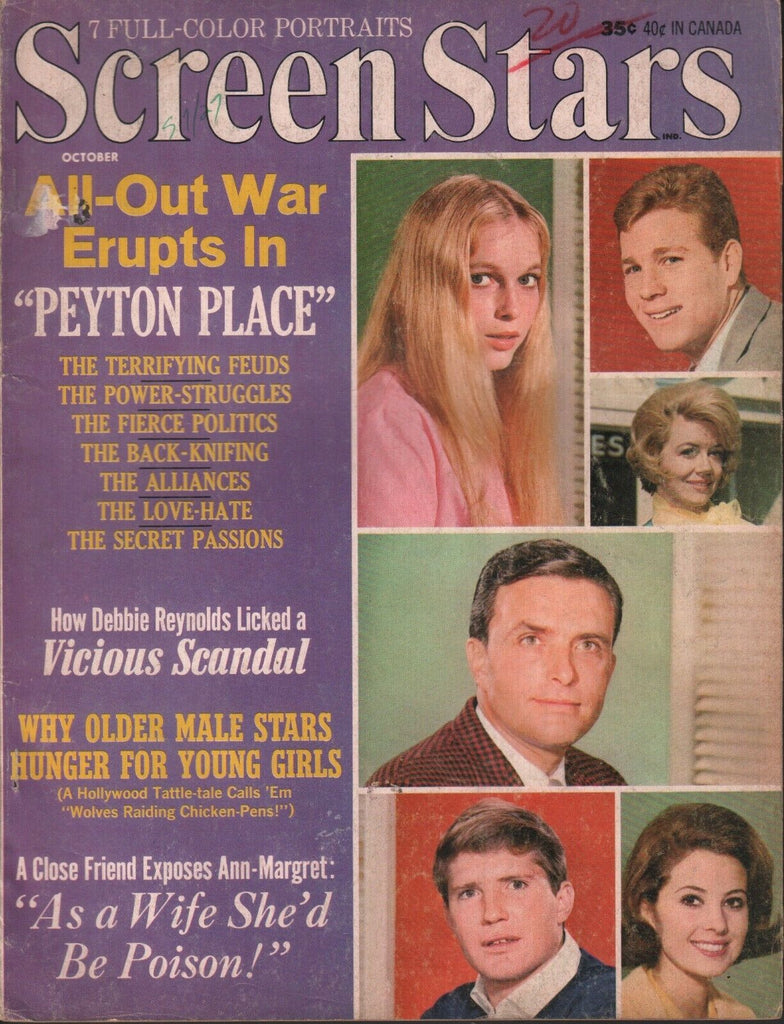 Screen Stars Magazine October 1965 Debbie Reynolds Ann-Margret 012819AME
