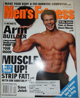 Men's Fitness Magazine 5 Minute Arm Builder September 2001 030415R