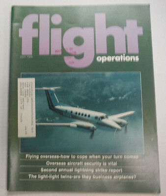 Flight Operations Magazine Flying Overseas & Security July 1978 FAL 071015R