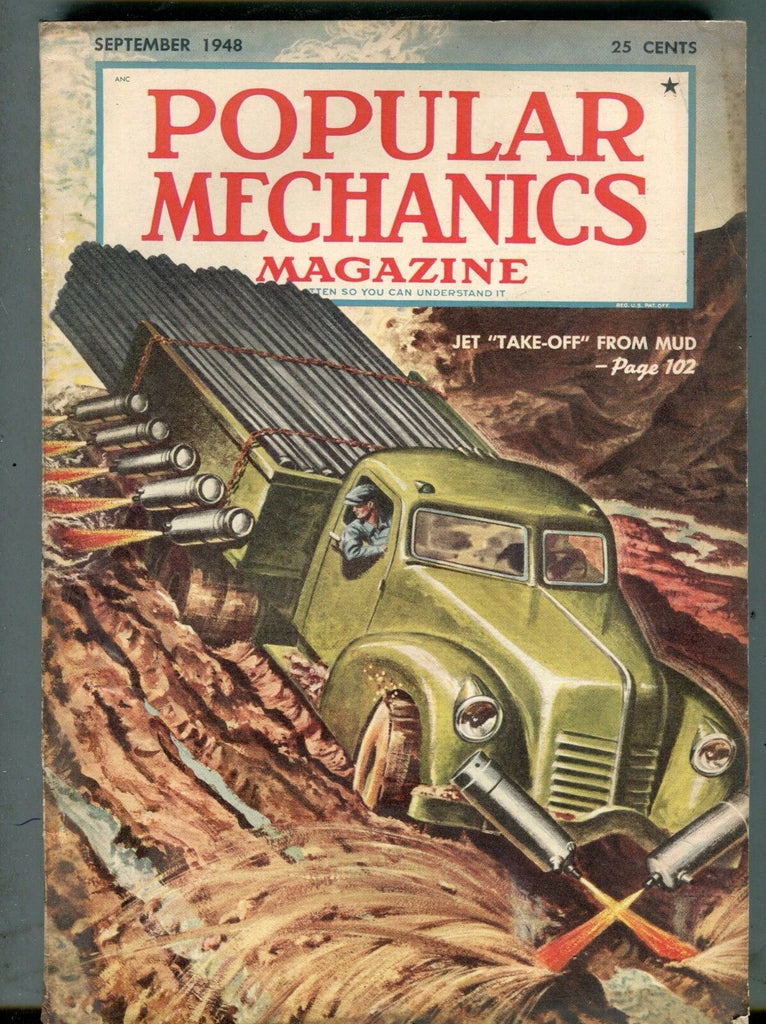 Popular Mechanics Magazine September 1948 Jet Takeoff From Mud 063017nonjhe