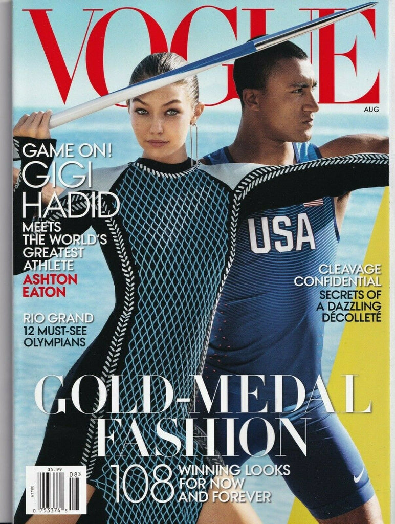 Vogue August 2016 Gigi Hadid Ashton Eaton 060719DBE
