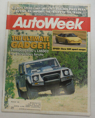 Autoweek Magazine The Ultimate Gadget July 1988 060515R2