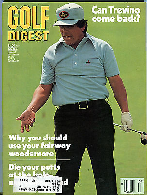 Golf Digest Magazine July 1977 Lee Trevino EX 080216jhe