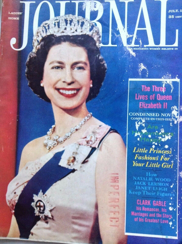 Ladies' Home Journal Magazine Lives Of Queen Elizabeth July 1961 100317NONRH