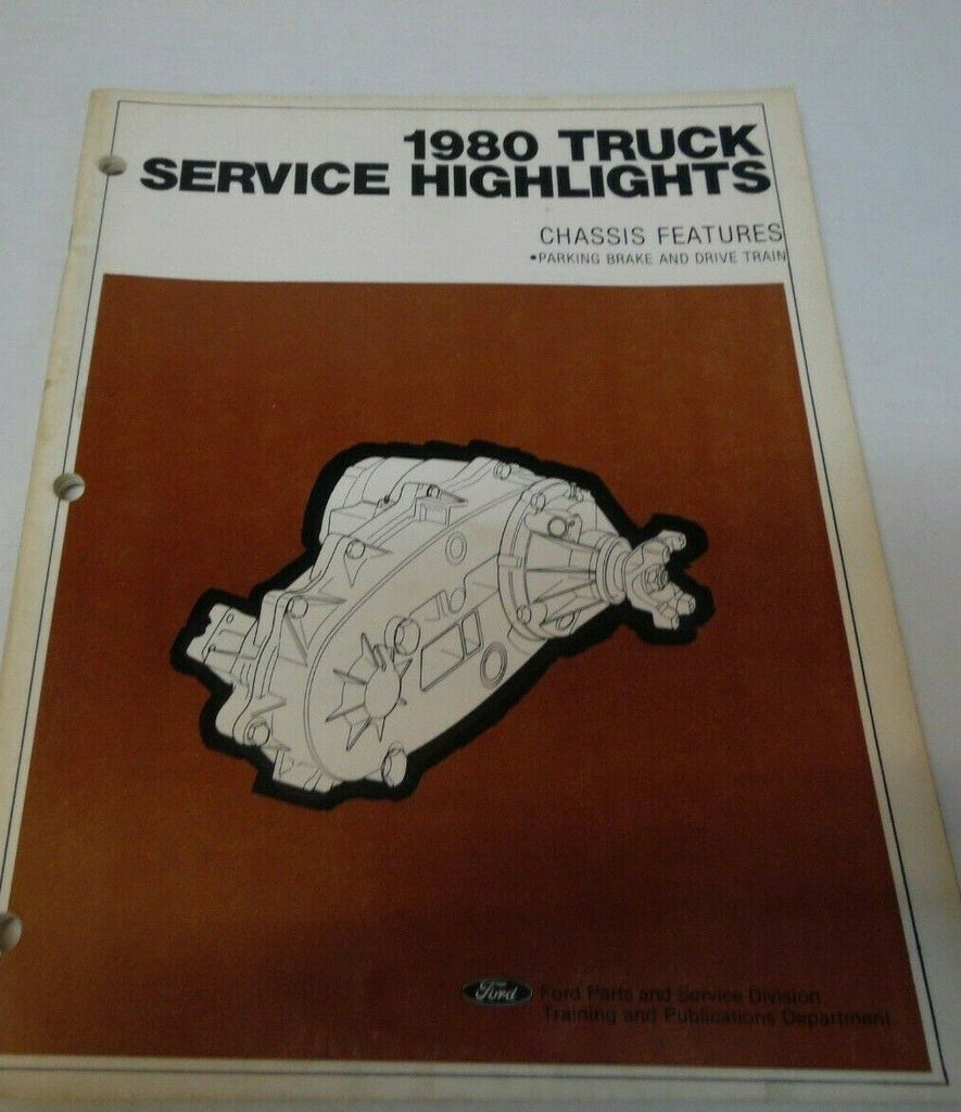 1980 Truck Service Highlights Chassis Features Ford Parts Service Div 020820LLE