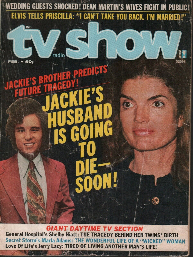 TV Show February 1978 Jackie Kennedy Onassis Elvis Presley 062519AME