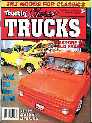 Truckin' Classic Trucks February 1993 Restore An Old Frame EX 022916jhe
