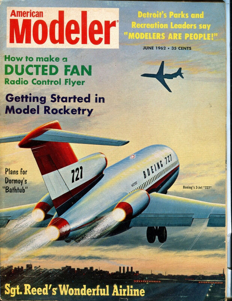 American Modeler Magazine June 1962 Dormoy's Bathtub VG No ML 040517nonjhe